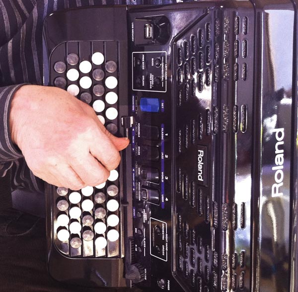 adjusting the volume